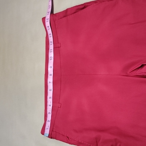 Rafaella Size 12 Rio Red Pull On Career Pants - Picture 5 of 11